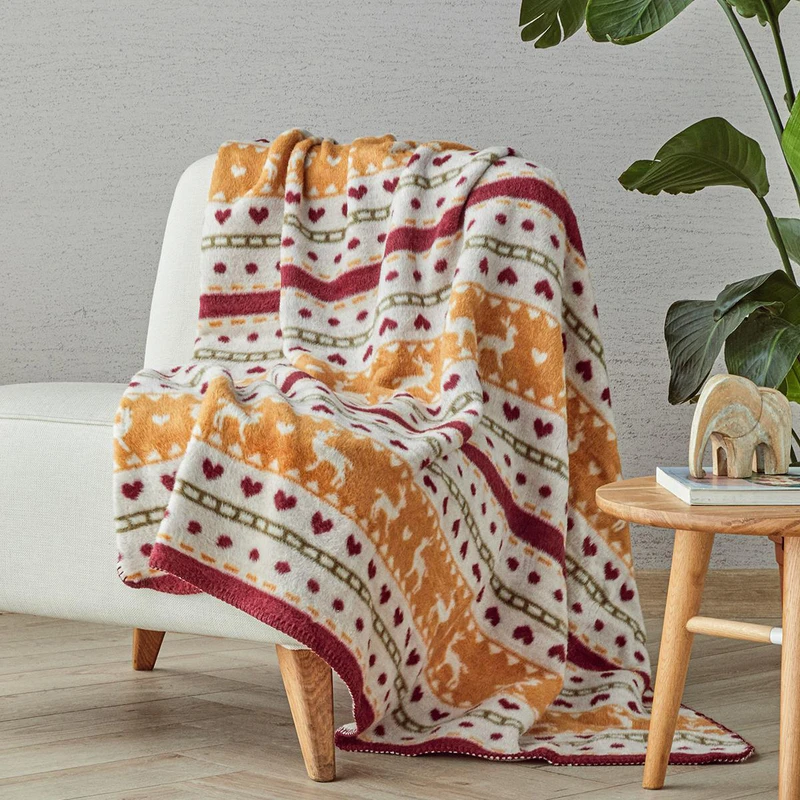 پتو 1 نفره انگلیش هوم مدل Lovedeers سایز 170x130 سانتی‌متر