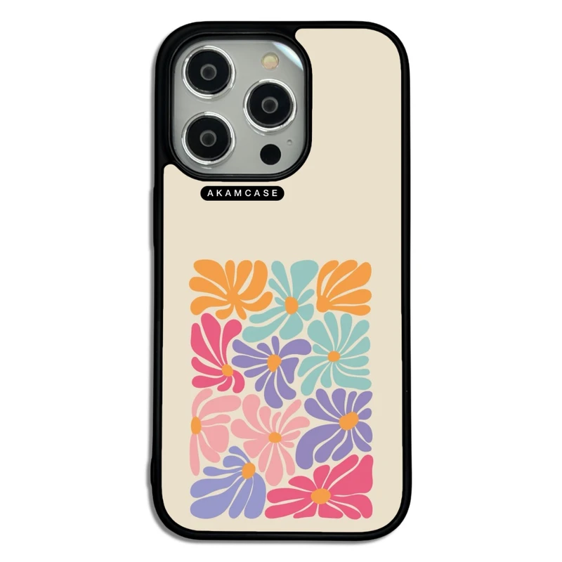 کاور آکام مدل AMC-WA14PRO-FLOWERS-18 مناسب برای گوشی موبایل اپل iPhone 14 Pro