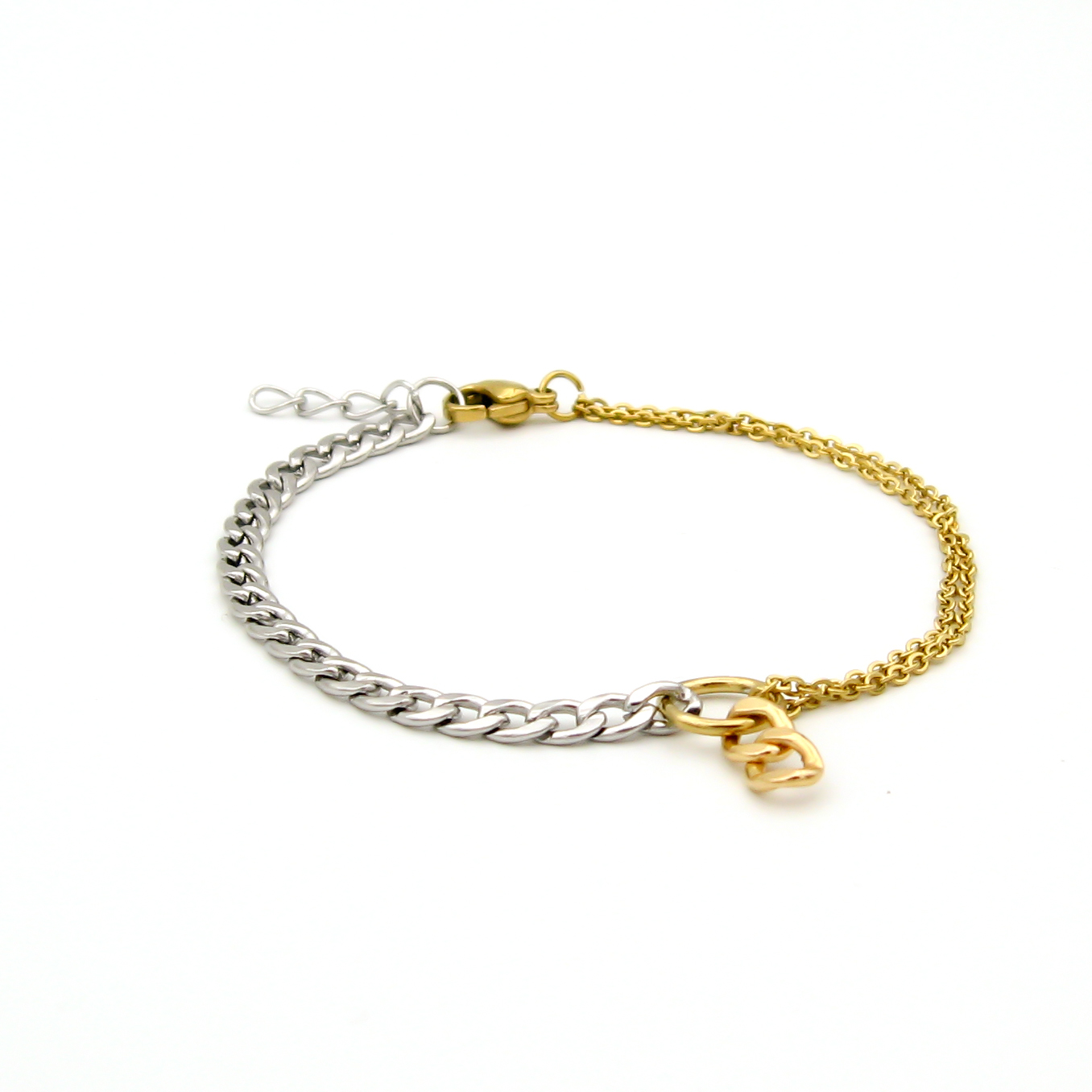 دستبند طلا 18 عیار زنانه مانچو مدل bfg237 -  - 2