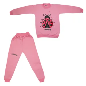 ست سویشرت و شلوار دخترانه مدل کفشدوزک