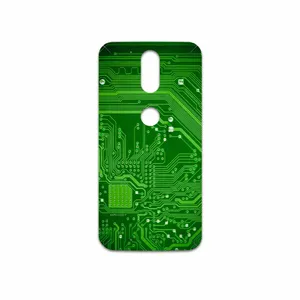 MAHOOT Green Printed Circuit Board Cover Sticker for Motorola Moto G4