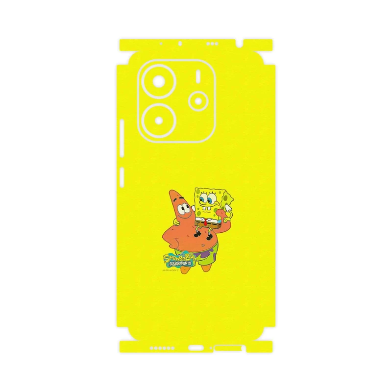 برچسب پوششی ماهوت مدل SpongeBob SquarePants-FullSkin مناسب برای گوشی موبایل شیائومی Redmi Note 14 4G