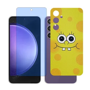 Glass together model blue cut screen protector suitable for Samsung Galaxy S23 FE mobile phone with back cover sticker