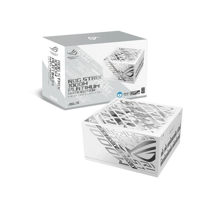 منبع تغذیه کامپیوتر 1000w وات ایسوس مدل ROG Strix Platinum Wh Edition