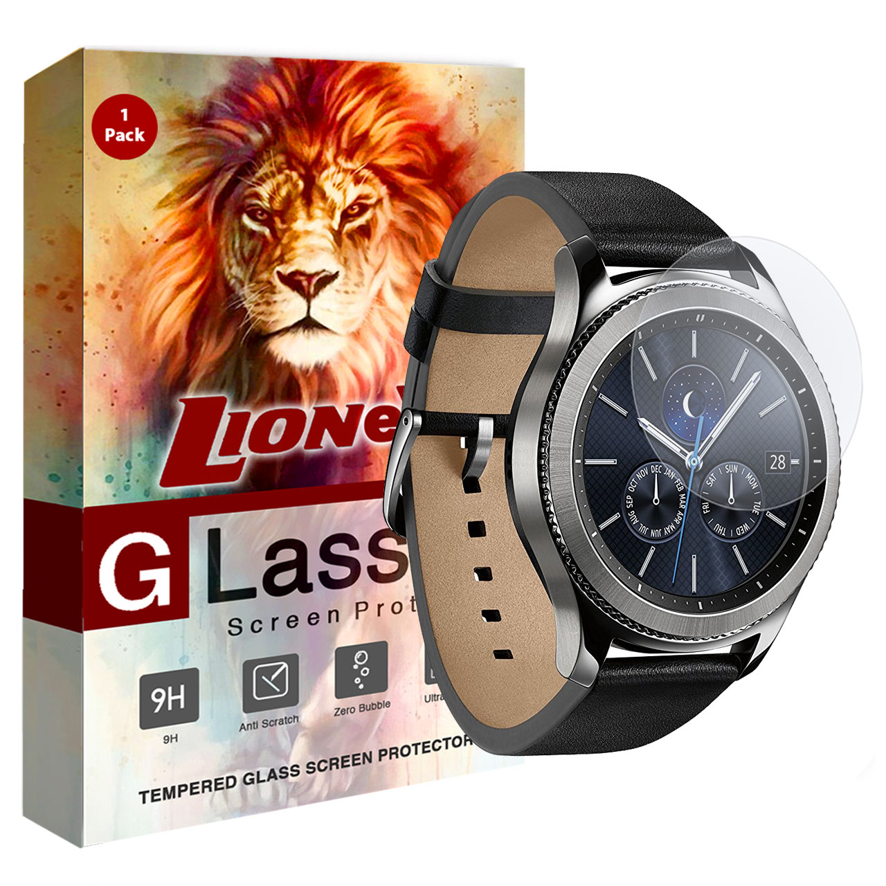 محافظ صفحه نمایش لایونکس مدل SIM-L مناسب برای ساعت هوشمند سامسونگ Gear S3 classic LTE