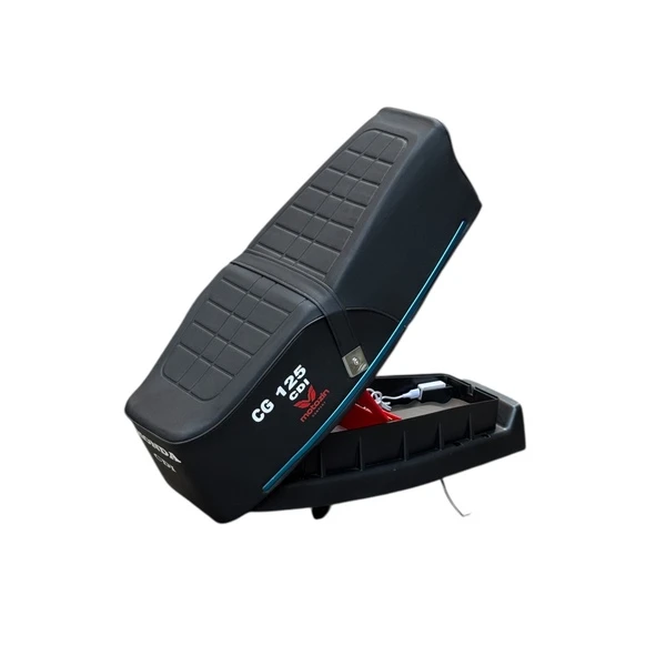 عکس شماره 2 : زین موتورسیکلت باکس دار موتوزین مدل پلاس