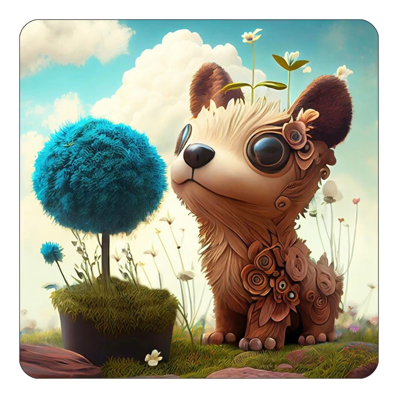 مگنت کاکتی طرح حیوانات کارتونی مدل mp28689