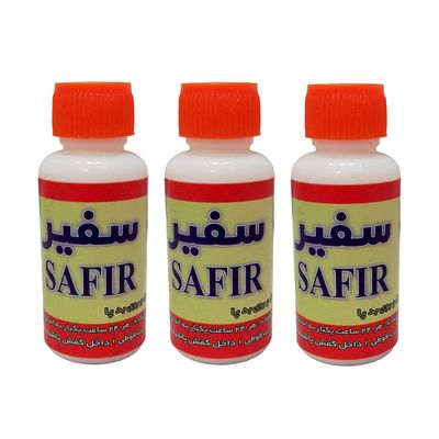 نقد و بررسی پودر بوگیر کفش سفیر کد 18452 بسته 3 عددی توسط خریداران