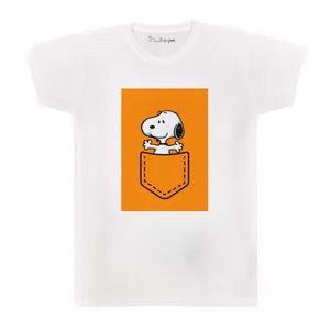 تی شرت بچگانه پرمانه طرح اسنوپی کد pmt.3634