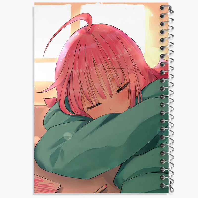 دفتر نقاشی 50 برگ خندالو مدل رینا انیمه مادوکا مجیکا Madoka Magica کد 18404