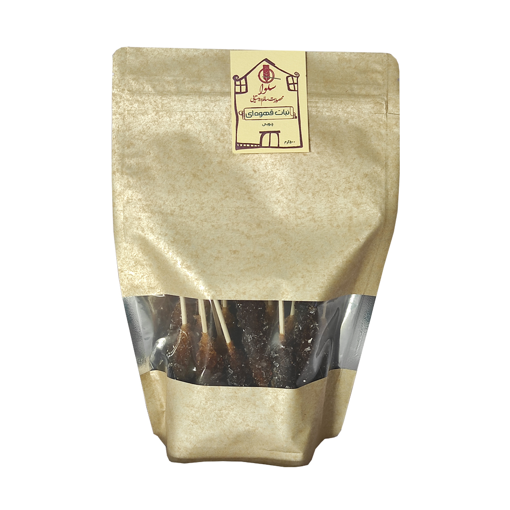 نبات قهوه ای چوبی سلوا - 500 گرم