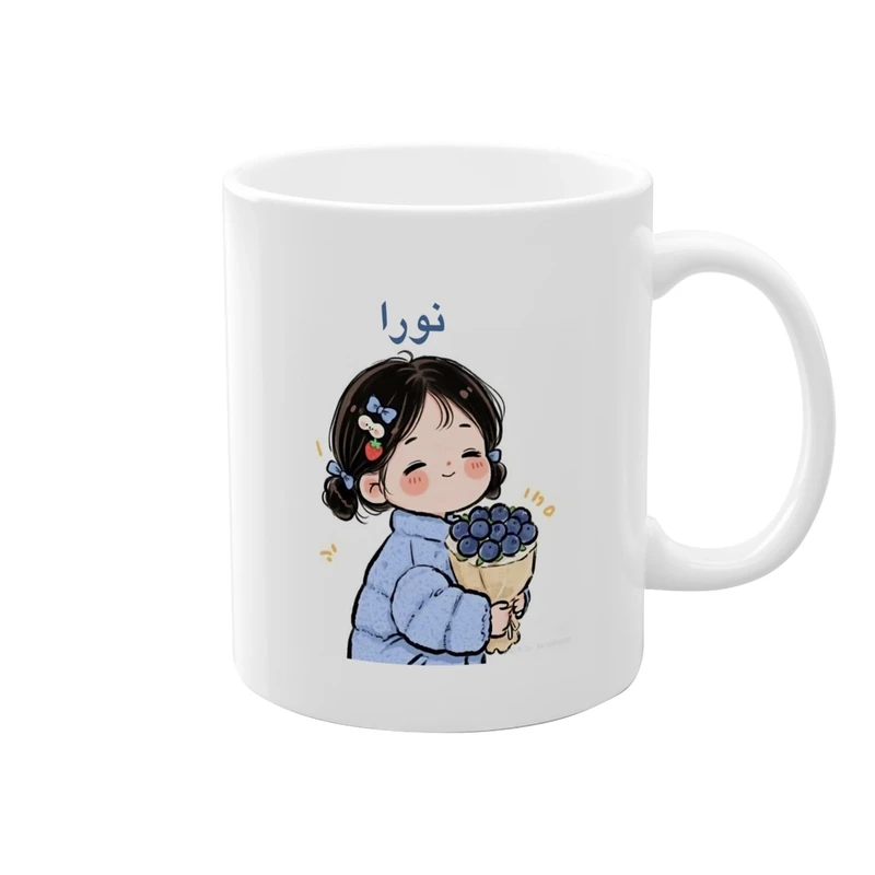 ماگ طرح دختر