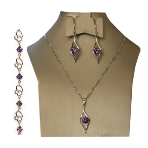 ست نقره زنانه مدل Ashk12