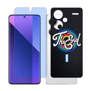 Glass Together model matte anti blue Screen Protector Suitable for Xiaomi Redmi Note 13 Pro Plus Mobile Phone with Back cover sticker