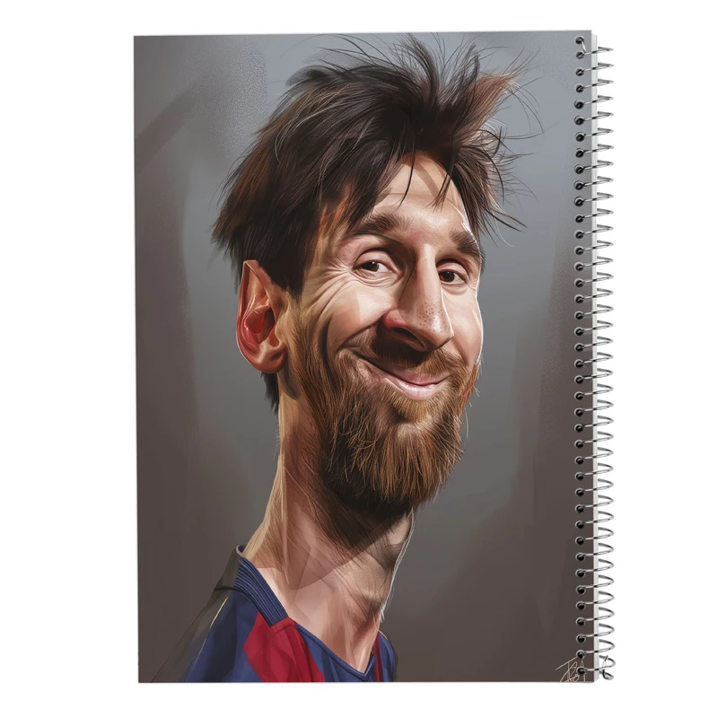 دفتر مشق 100 برگ مدوپد مدل مسی messi کد DF14054