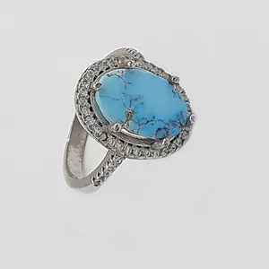 انگشتر نقره زنانه کد 2858