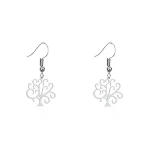 گوشواره زنانه هایکا طرح درخت مدل ha-378