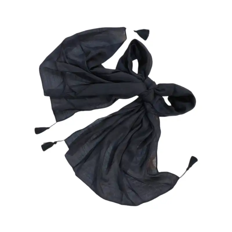 شال زنانه مدل منگوله دار اسلپ