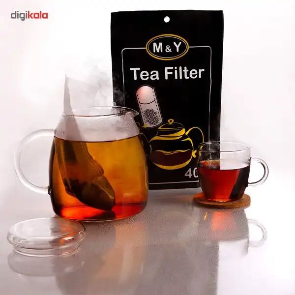 فیلتر چای ام اند وای بسته 40 عددی