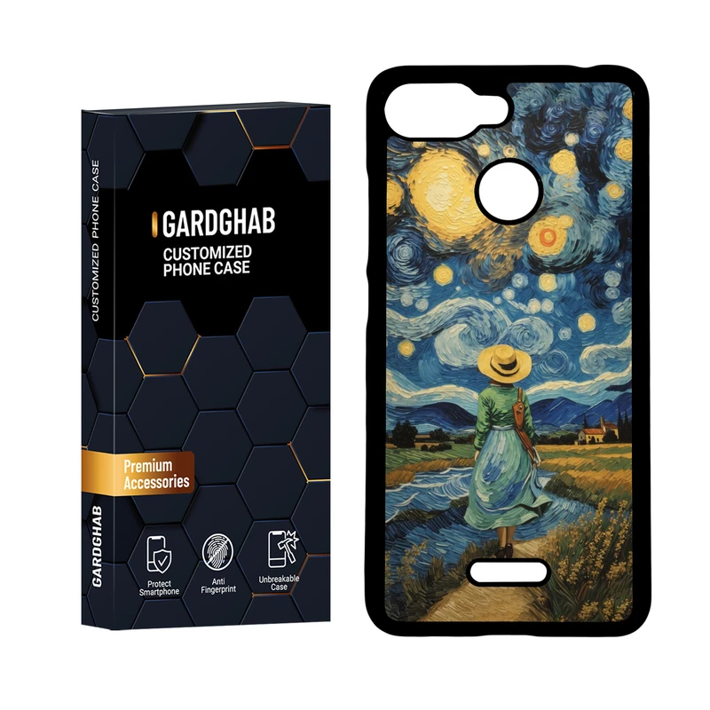 کاور گارد قاب مدل دور ژله ای هنری مناسب برای گوشی موبایل شیائومی Redmi 6