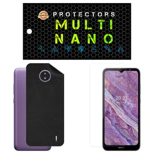 Multi Nano X-SFL Screen Protector For Nokia C10 with back skin