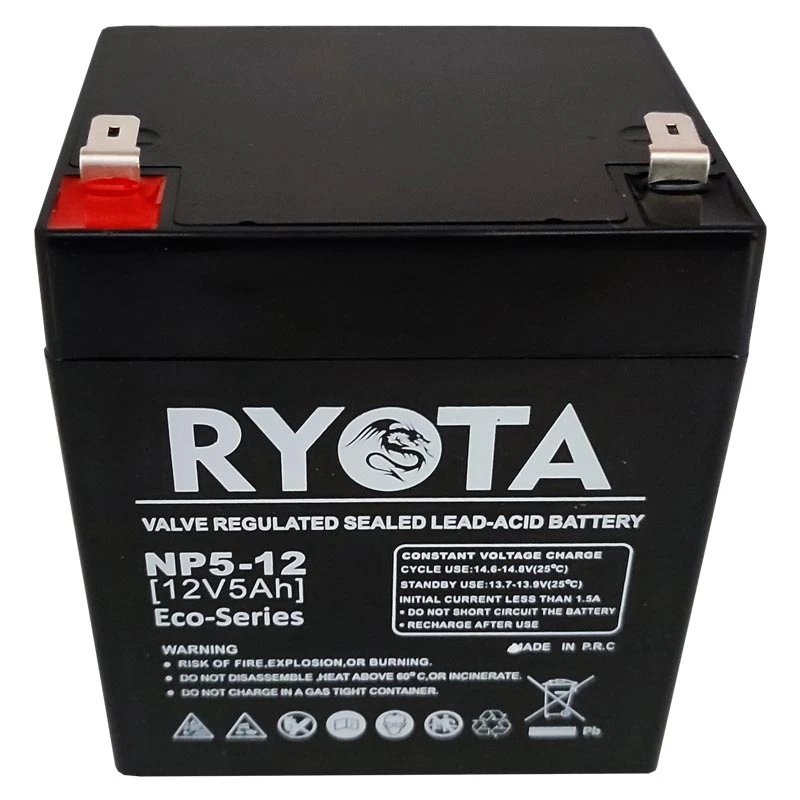 عکس شماره 2 : باتری یو پی اس ۱۲ ولت 5 آمپر ساعت ریوتا مدل np5-12-eco