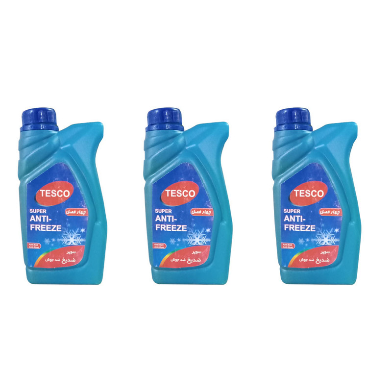 ضدیخ خودرو تسکو مدل چهارفصل AAA3 حجم 1000میلی لیتر بسته 3عددی
