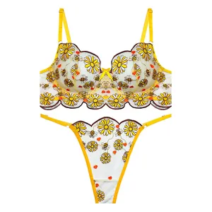 ست شورت و سوتین زنانه هانیس مدل توری کد 9406