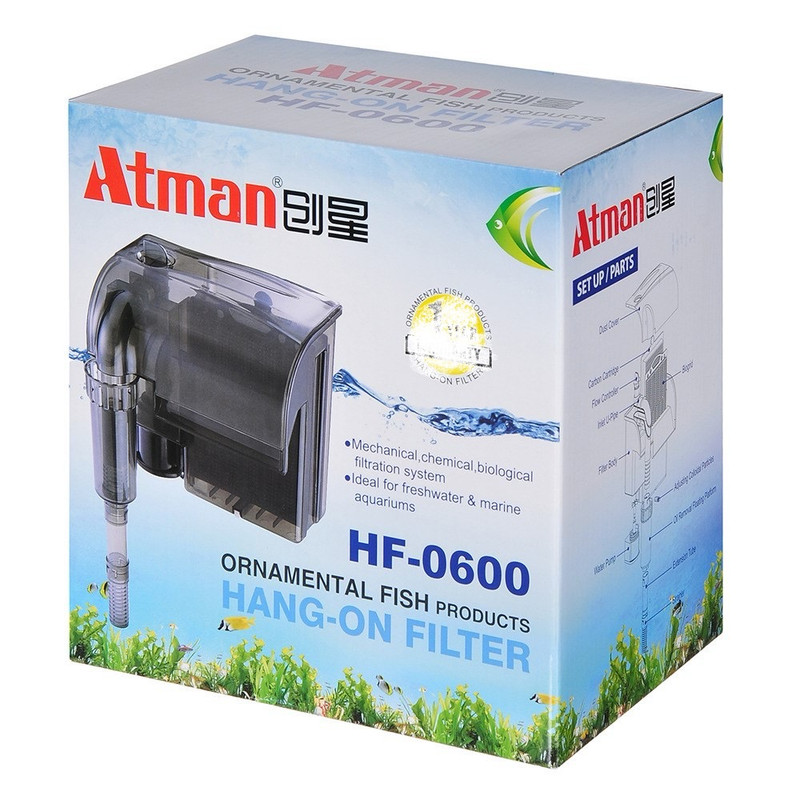 فیلتر خارجی آکواریوم آتمن مدل هنگان HF-0600