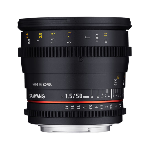 لنز دوربین سامیانگ مدل 50mm T1.5 VDSLR AS UMC