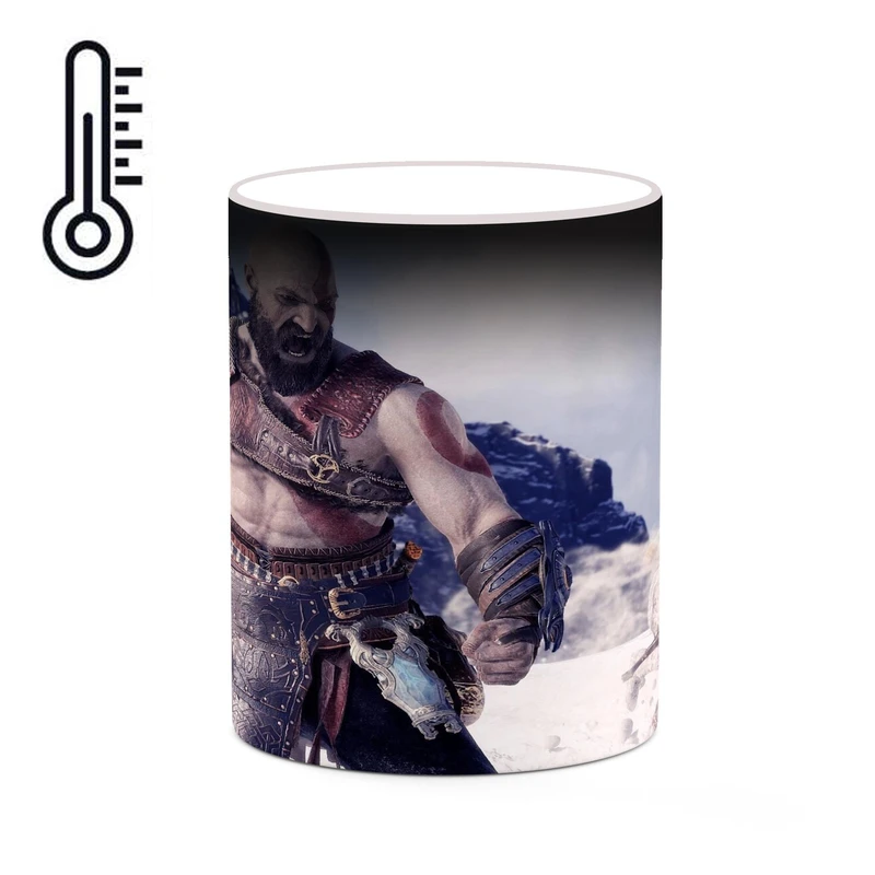 ماگ حرارتی کاکتی طرح گاد آف وار God Of War مدل mgh40676