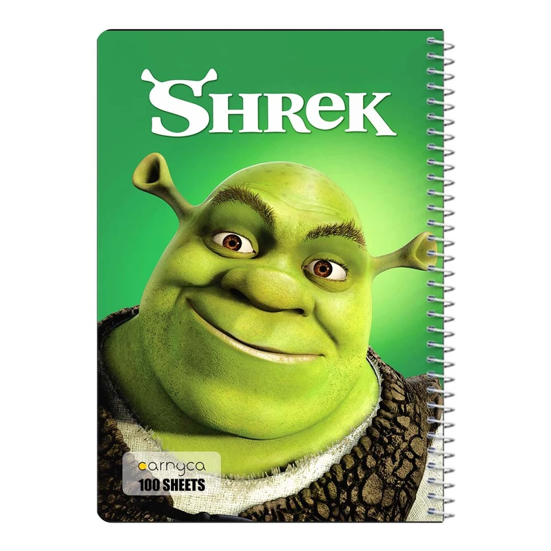 دفتر مشق 100 برگ سیمی کارنیکا طرح شرک Shrek کد 17726