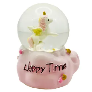گوی چراغ‌دار مدل  Happy Time طرح اسب تک شاخ کد AC1623.15