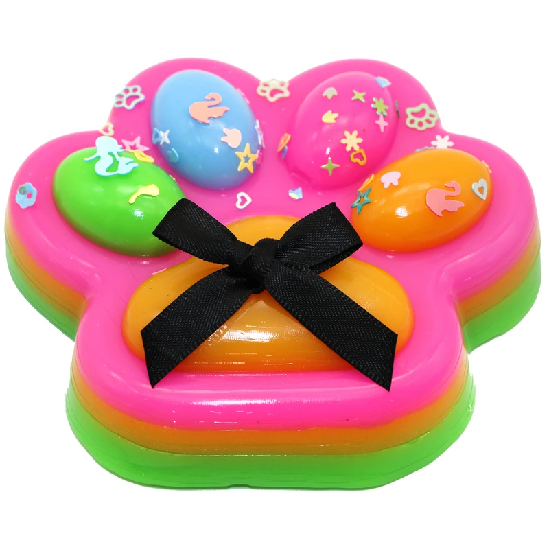 فیجت ضد استرس سمید مدل اسکوییشی نرمالو طرح پنجه گربه 3 لایه