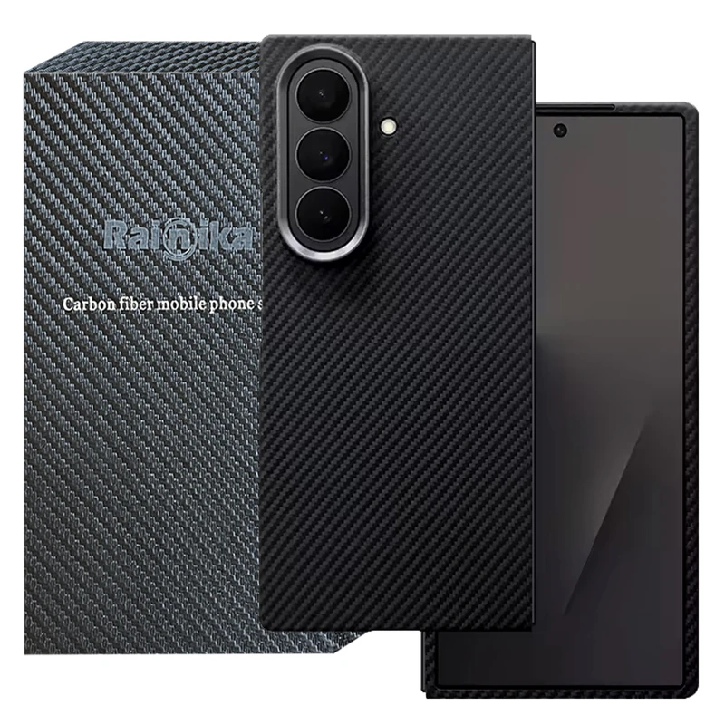 کاور رینیکا مدل Fiber Carbon  مناسب برای گوشی موبایل سامسونگ Galaxy Z Fold 7