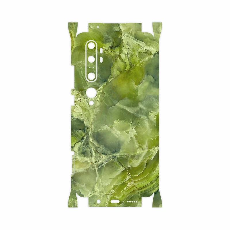 برچسب پوششی ماهوت مدل Green Crystal Marble-FullSkin مناسب برای گوشی موبایل شیائومی Mi Note 10 Pro