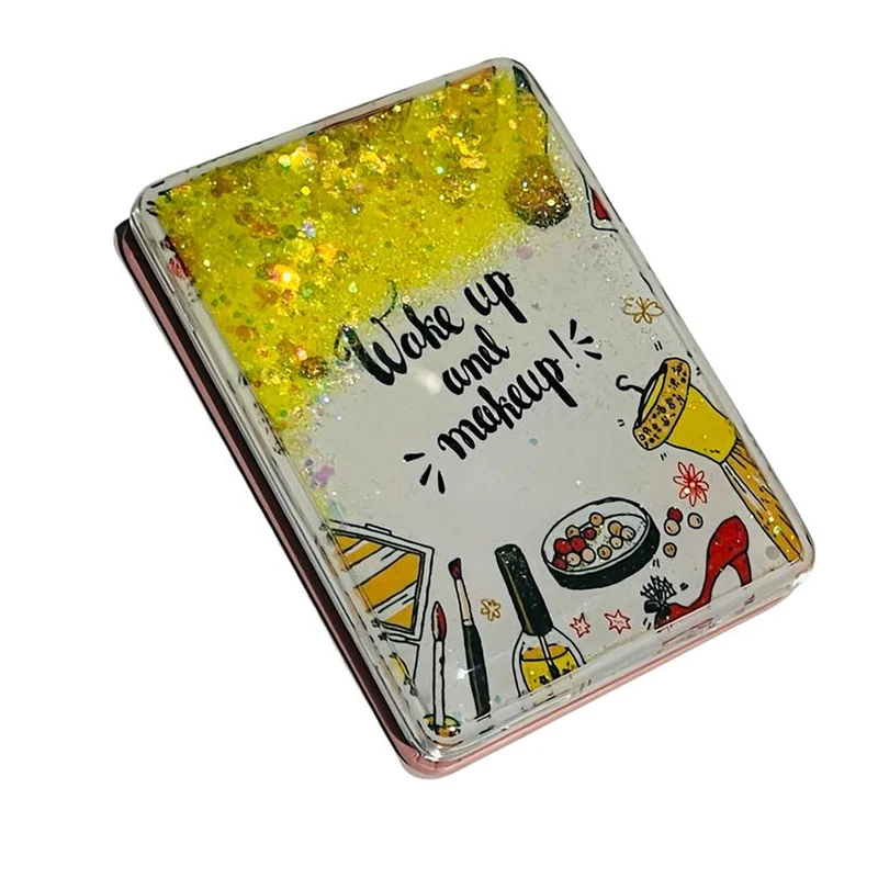 آینه جیبی مدل آکواریومی طرح نازنین کد 22