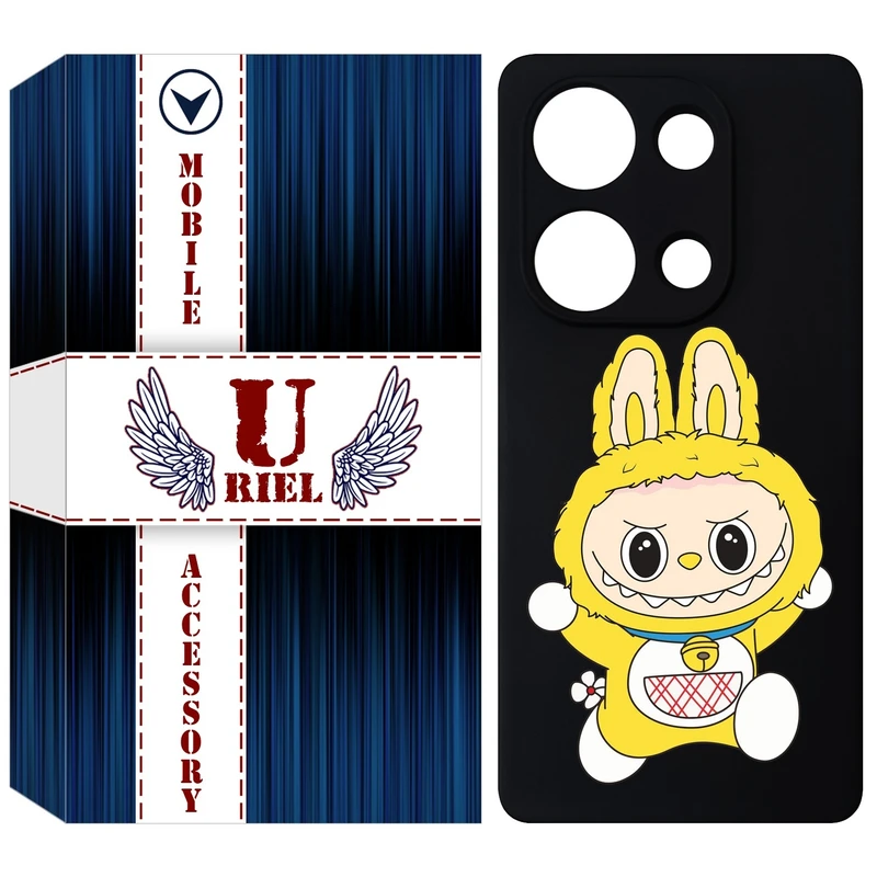 کاور یوریل مدل KSH کد 122 طرح عروسک لبوبو مناسب برای گوشی موبایل شیائومی Redmi Note 14S / Note 13 Pro 4G / Poco M6 Pro 4G