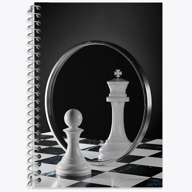 دفتر لغت 50 برگ خندالو طرح شطرنج کد F6831