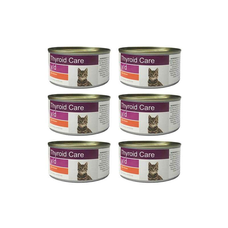 کنسرو غذای گربه دکتر هیلز مدل chicken with وزن 156 گرم بسته 6  عددی