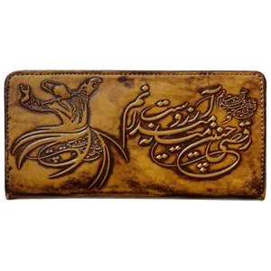 کیف پول مردانه مدل چرم طبیعی کد RaghsiChenin