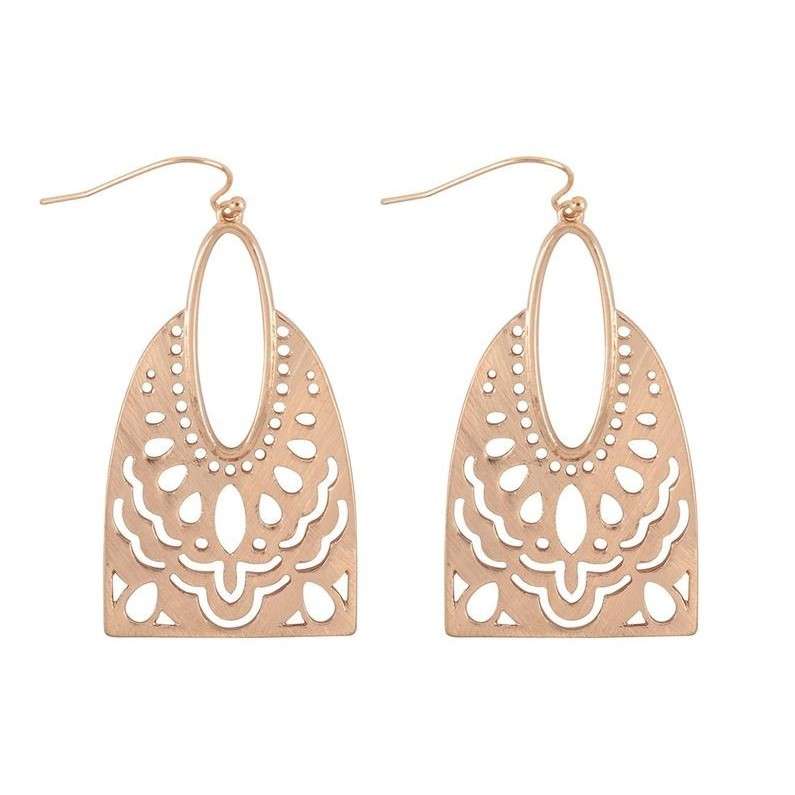 گوشواره طلا 18 عیار زنانه قیراط کد GH3681