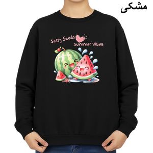 سویشرت زنانه مدل هندوانه یلدایی کد v10 