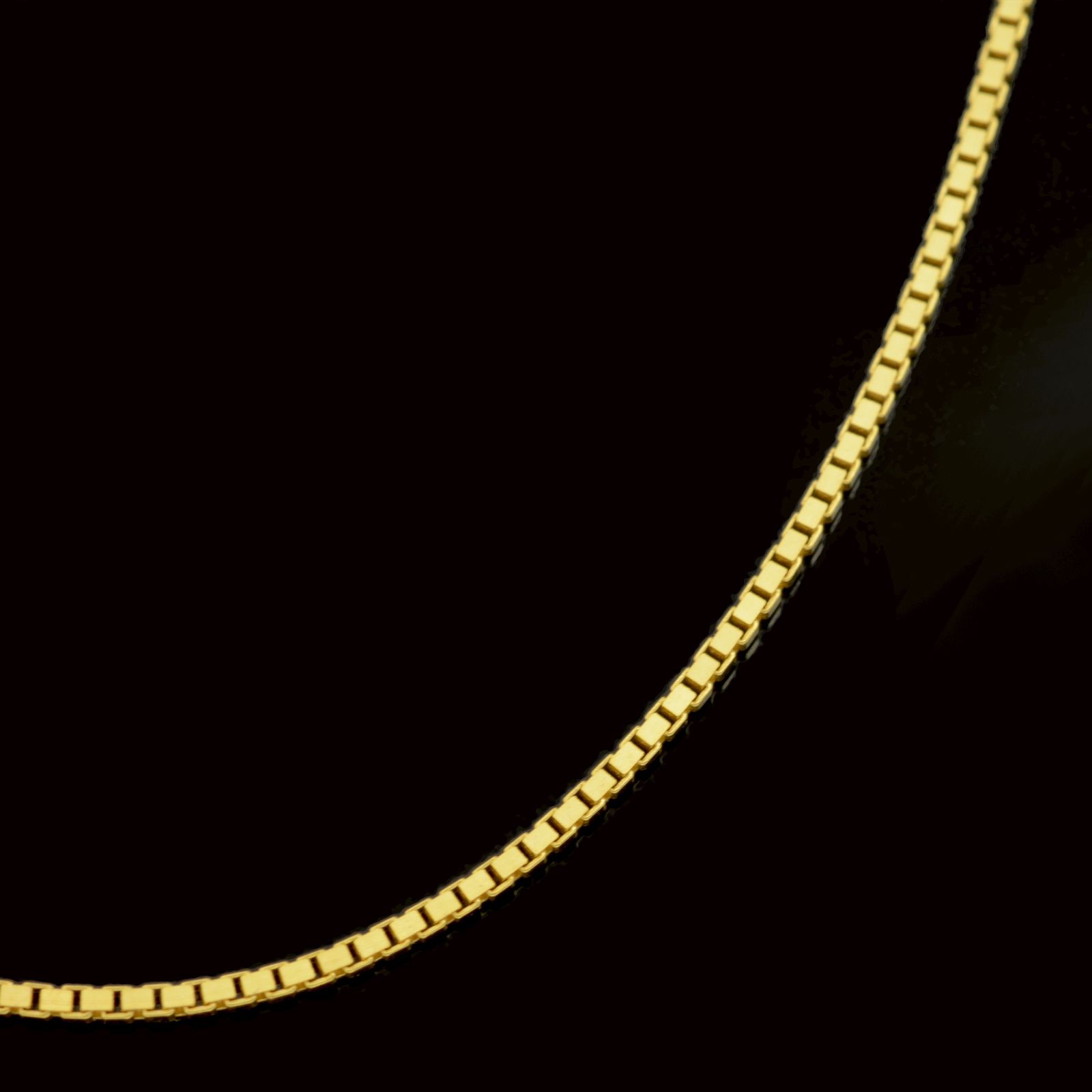زنجیر طلا 18 عیار زنانه طلای مستجابی مدل ونیزی M03 -  - 3