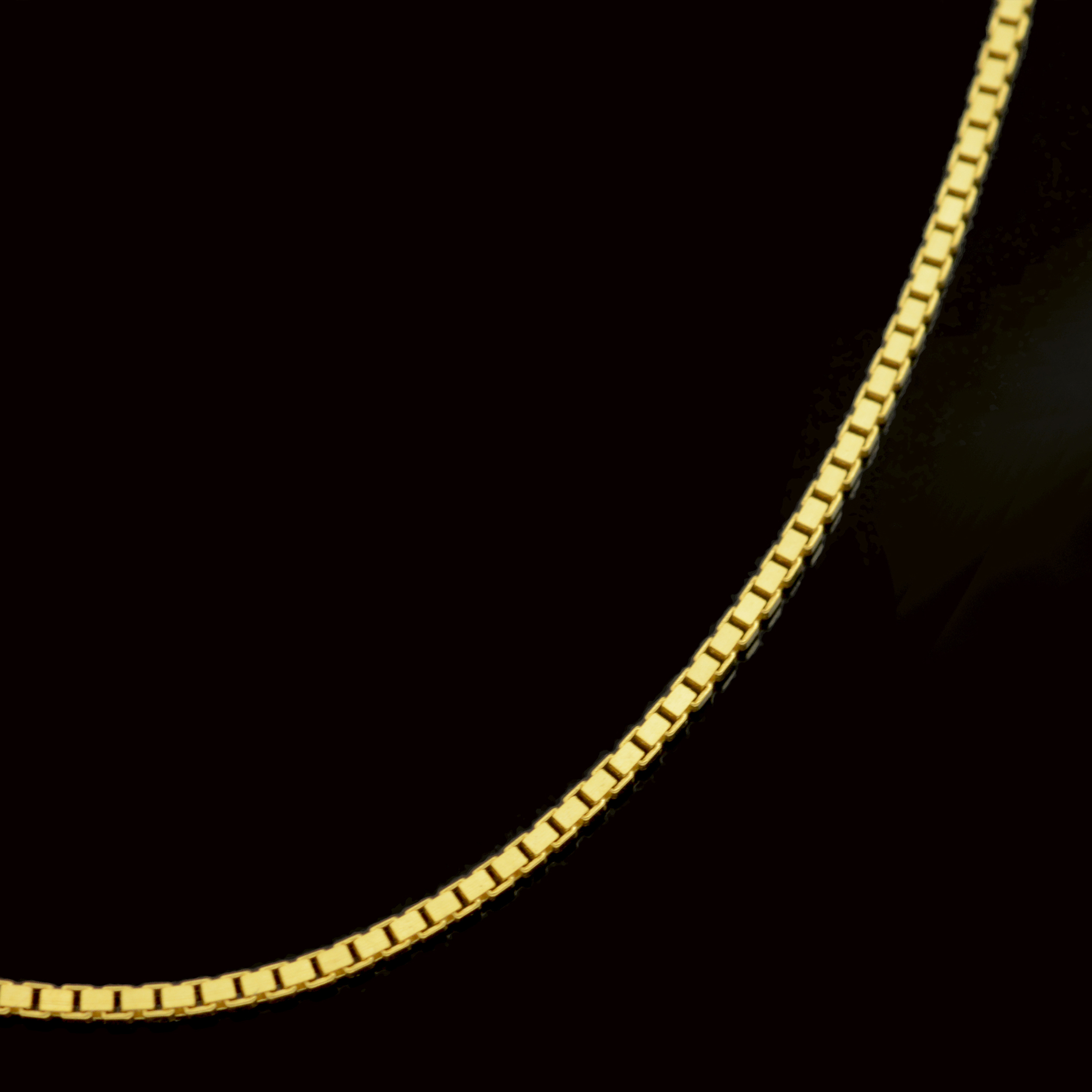 زنجیر طلا 18 عیار زنانه طلای مستجابی مدل ونیزی M04 -  - 2