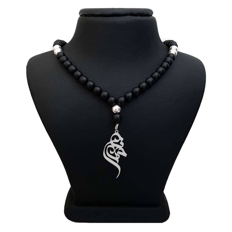 گردنبند نقره مردانه ترمه ۱ مدل رحمت کد ma 1863 گردنبند نقره مردانه ترمه ۱ مدل رحمت کد ma 1863