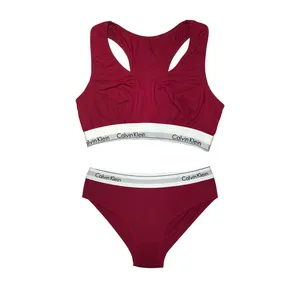 ست شورت ونیم تنه زنانه کد N02 رنگ زرشکی