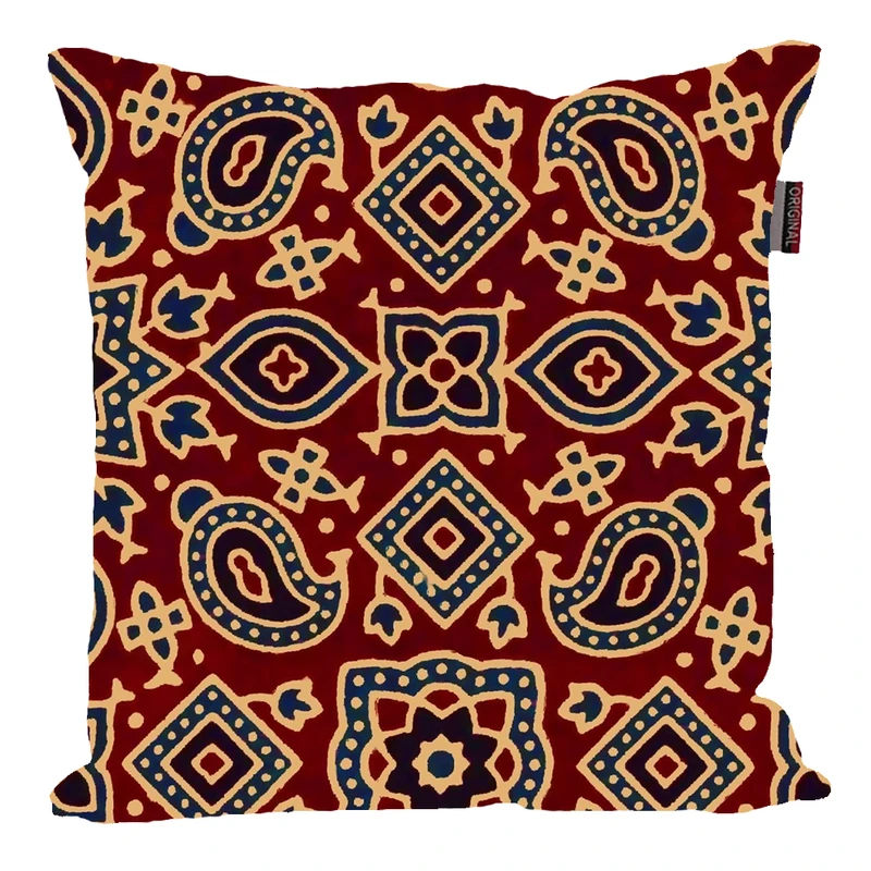 کوسن پاد آفرین مدل سنتی طرح گلیم فرش کد PK30316