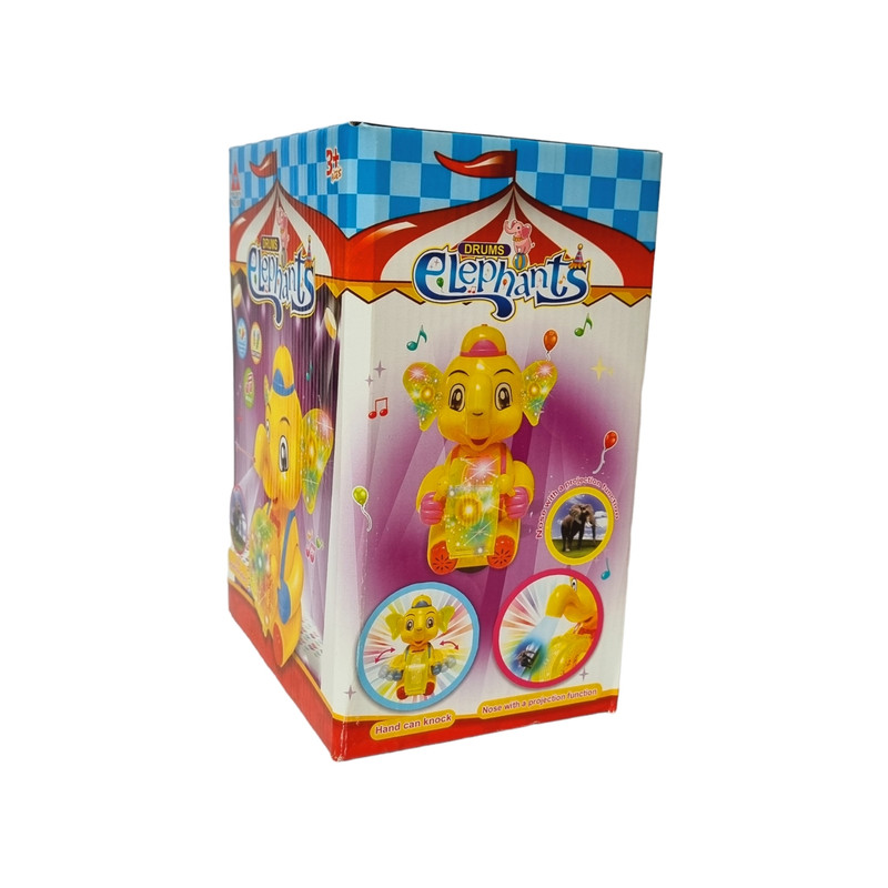 اسباب بازی مدل فیل طبل زن موزیکال کد FT 1