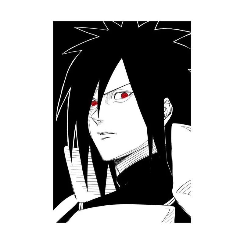 استیکر لپ تاپ و موبایل مدل انیمه طرح ناروتو مادارا اوچیها Naruto Madara Uchiha کد 6071